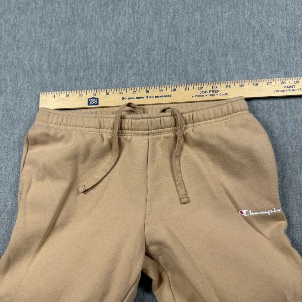 Champion Sweatpants‎ Unisex Small Beige Jogger Fleece Athletic Loungewear Casual
